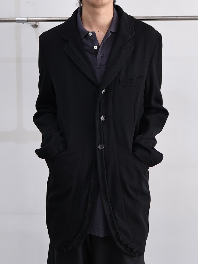 【AD2005/COMMEdesGARCONS HOMME PLUS EVER GREEN】seam design tailored jacket