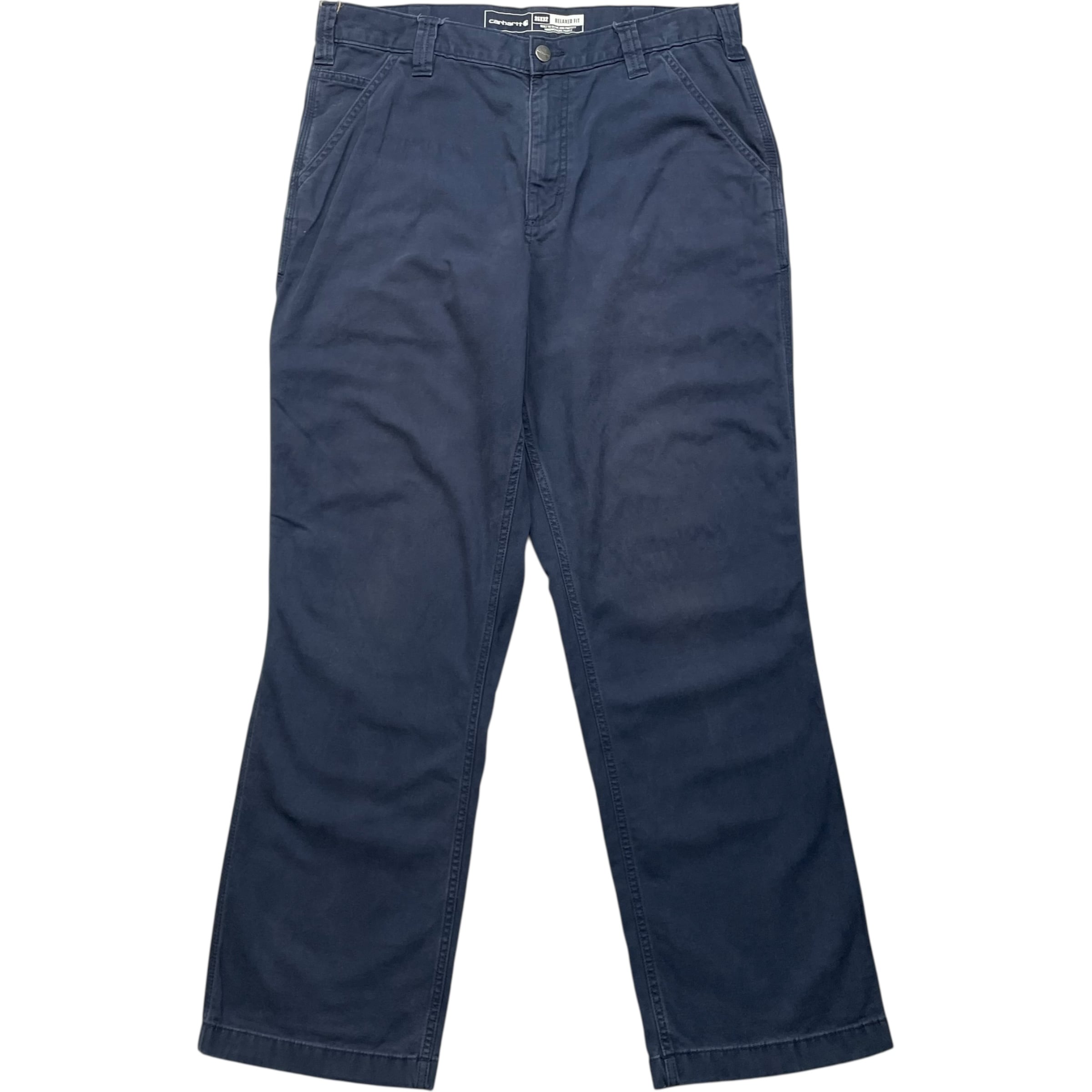 《実寸 W35L31》 Carhartt カーハート ペインターパンツ ワークパンツ ネイビー no.8855