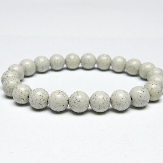 北投石 ブレスレット 9mm 一点物 メール便可 111-50315