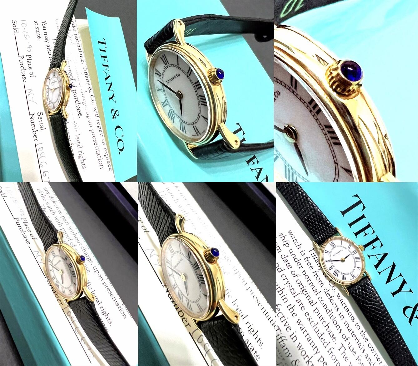 TIFFANY 保証書 ケース付き ティファニー クラシック オーバル 14K YG