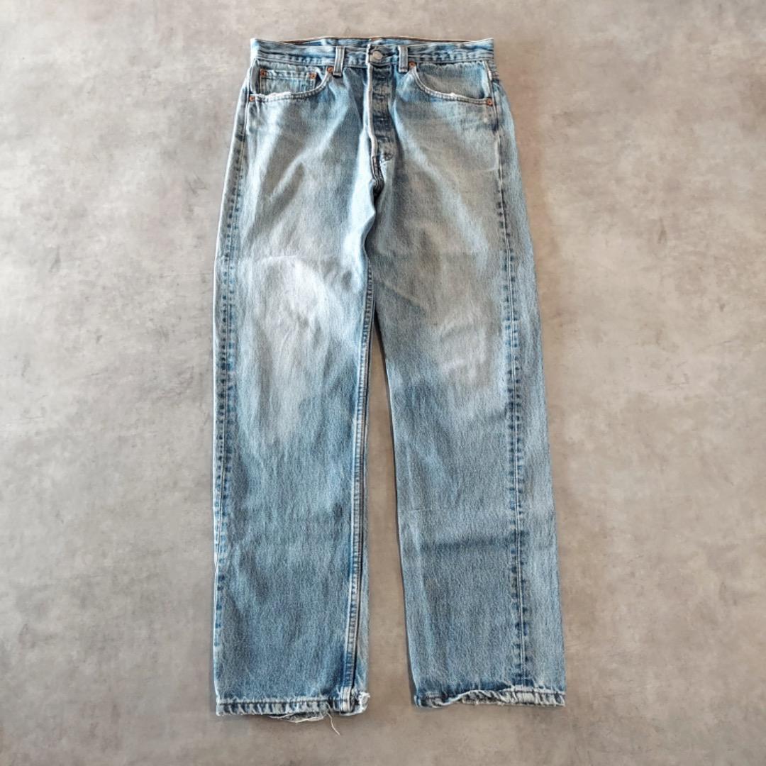 リーバイス501 Levis W32 デニム 青 90s USA製 15969