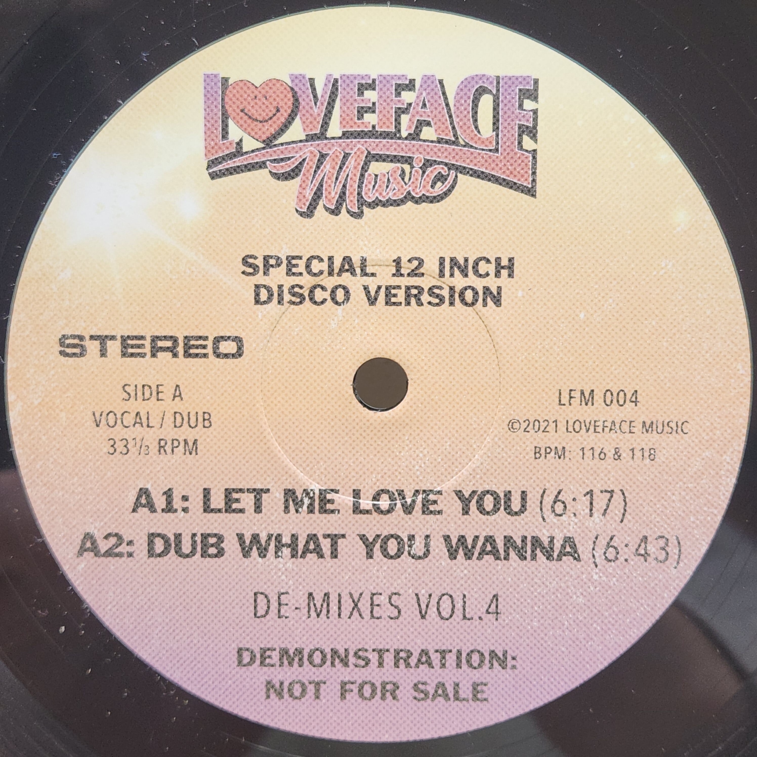 Loveface / De-Mixes Vol.4 [LFM 004] - 画像1