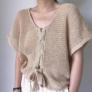 2wayメッシュニットトップス　M00095