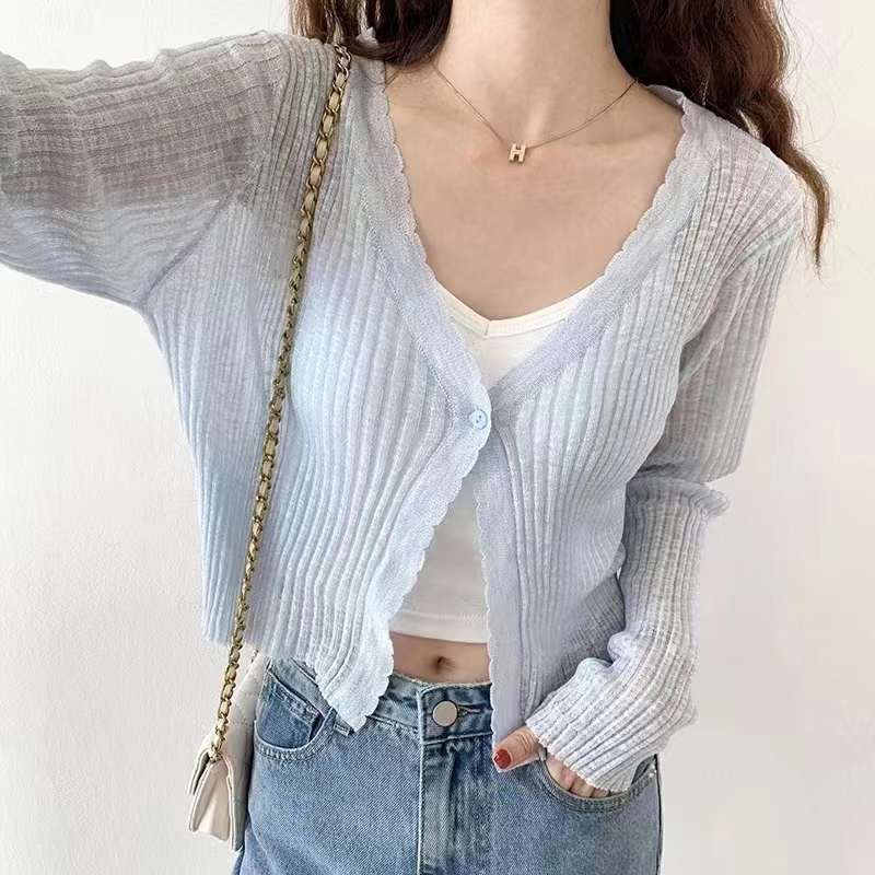 シアーカーディガン　AJ111-7136