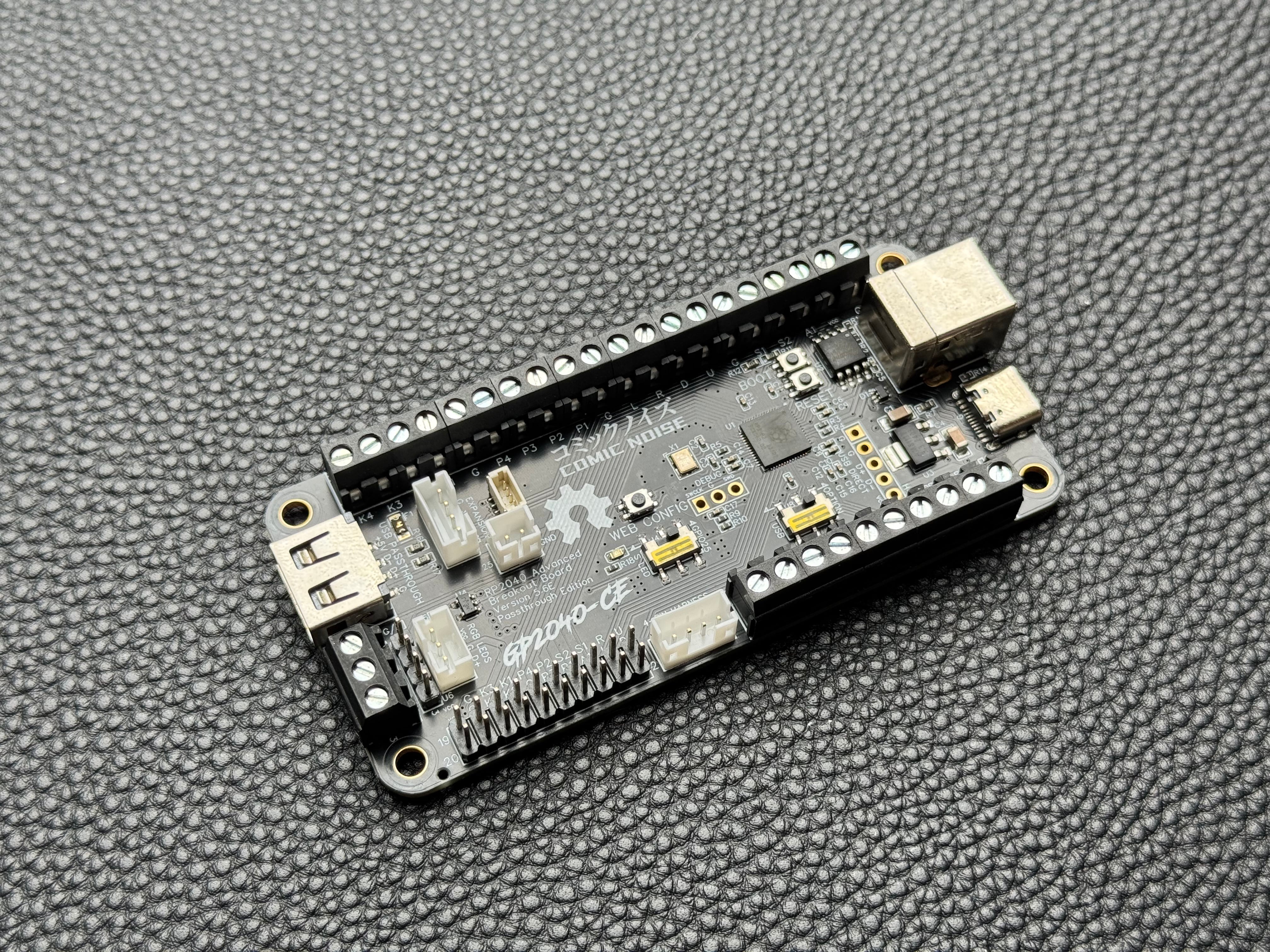 自作アケコン用 RP2040 Advanced Breakout Board 5.6e Fighting Board