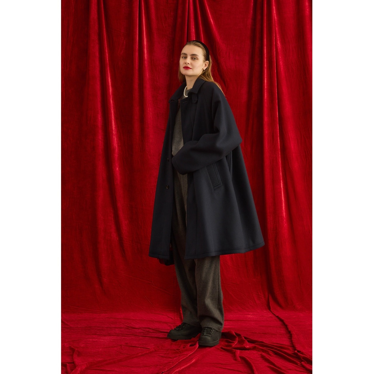 Oblada WOOL FEATHER COAT