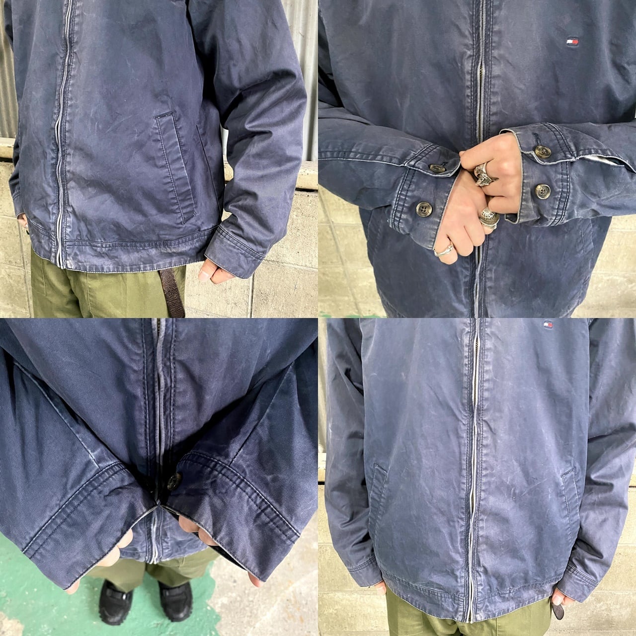 訳あり特価 TOMMY HILFIGER トミーヒルフィガー スイングトップ メンズ