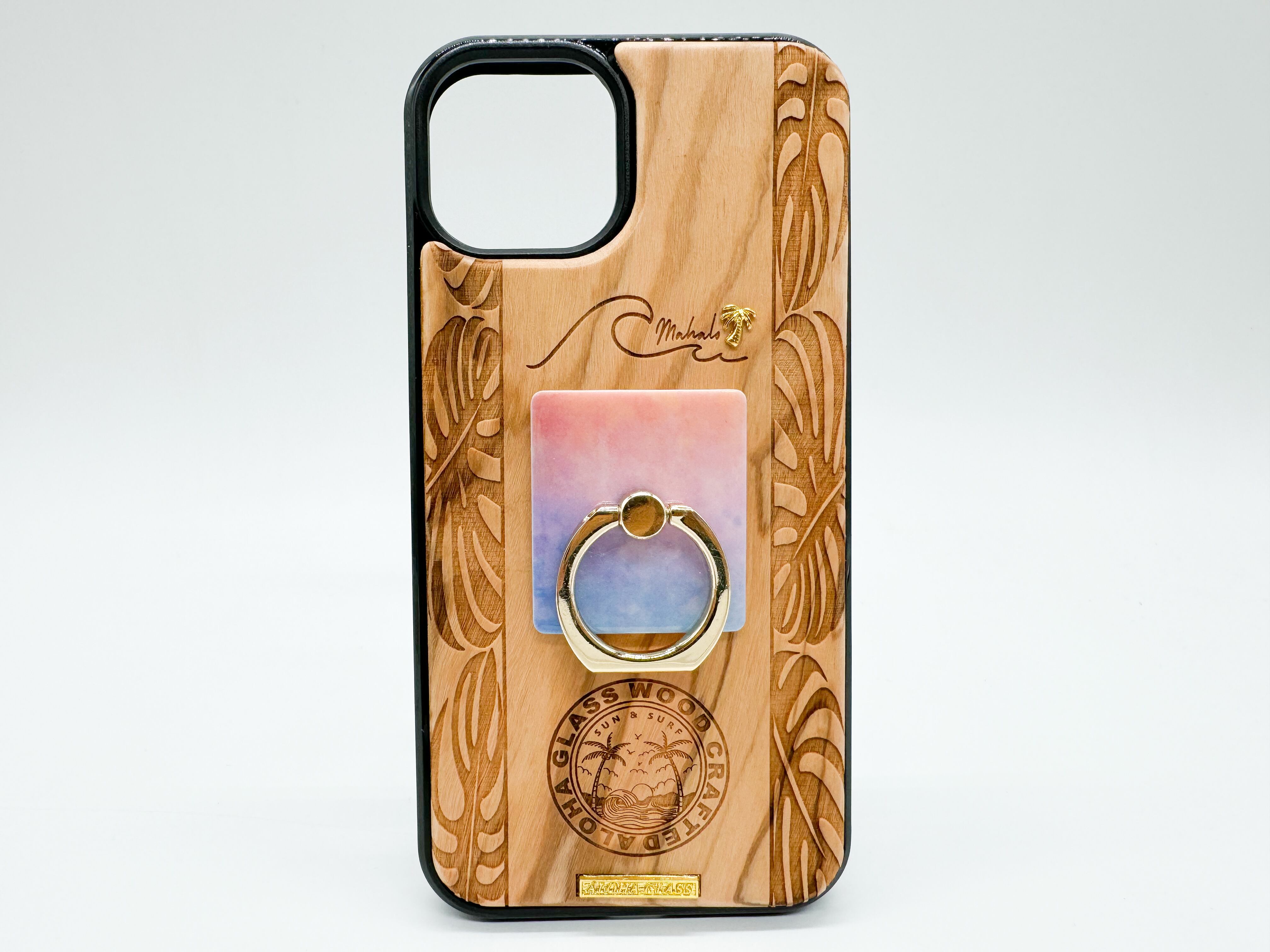 Monstera(olive wood) | ALOHA GLASS