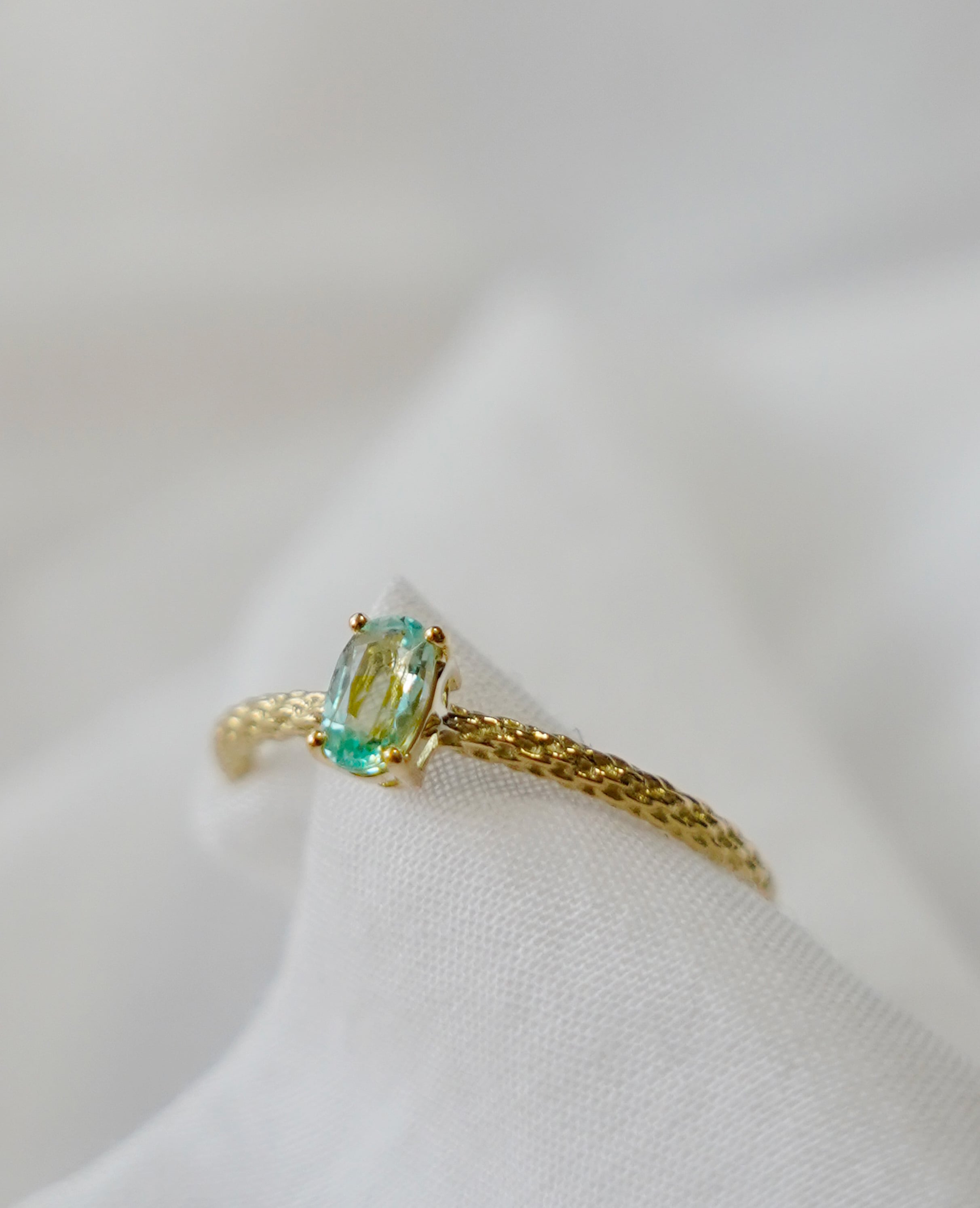 K18）Paraiba Tourmaline(パライバトルマリン) Ring | Thalatta