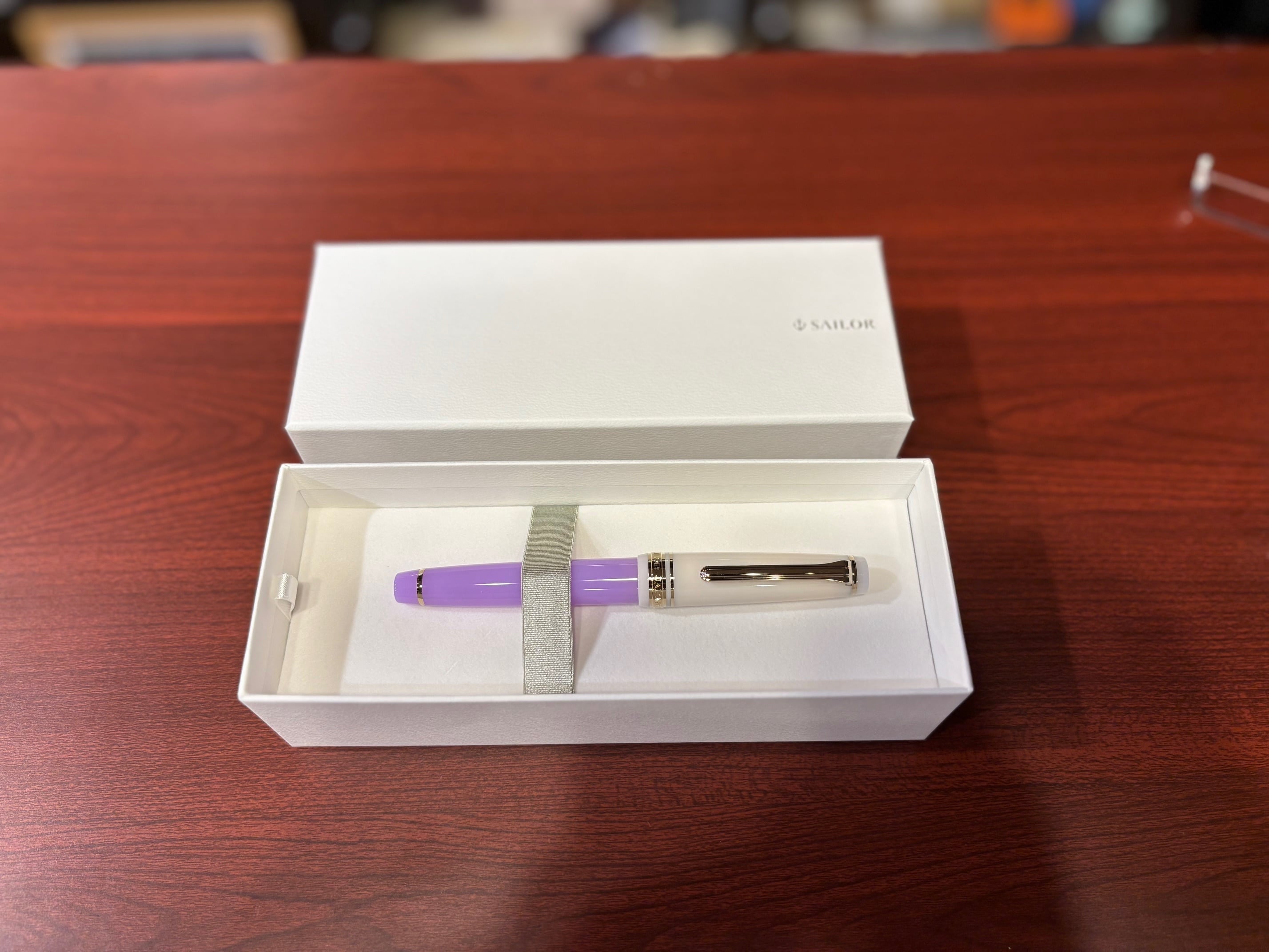 限定】セーラー万年筆 世界のティータイム スリム万年筆 茶の湯 煉切