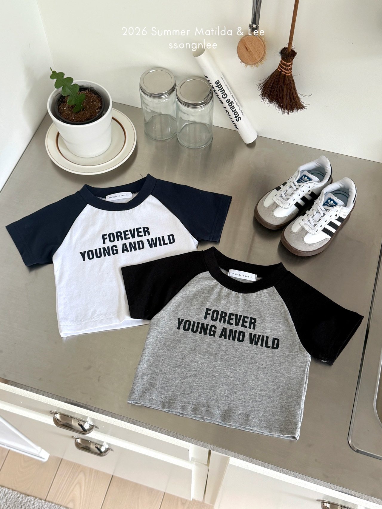 [Matilda&Lee] Forever color-block raglan tee added (15/17/19) / [마틸다앤리] 포에버배색나그랑티추가 (15/17/19)