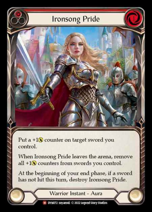 DYN072【EN】【Warrior】Ironsong Pride 状態SP 画像
