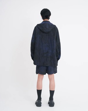 【26SS】Tamme タム / アノラックパーカー /TIE-DYED NYLON OXFORD ANORAK PARKA NAVY