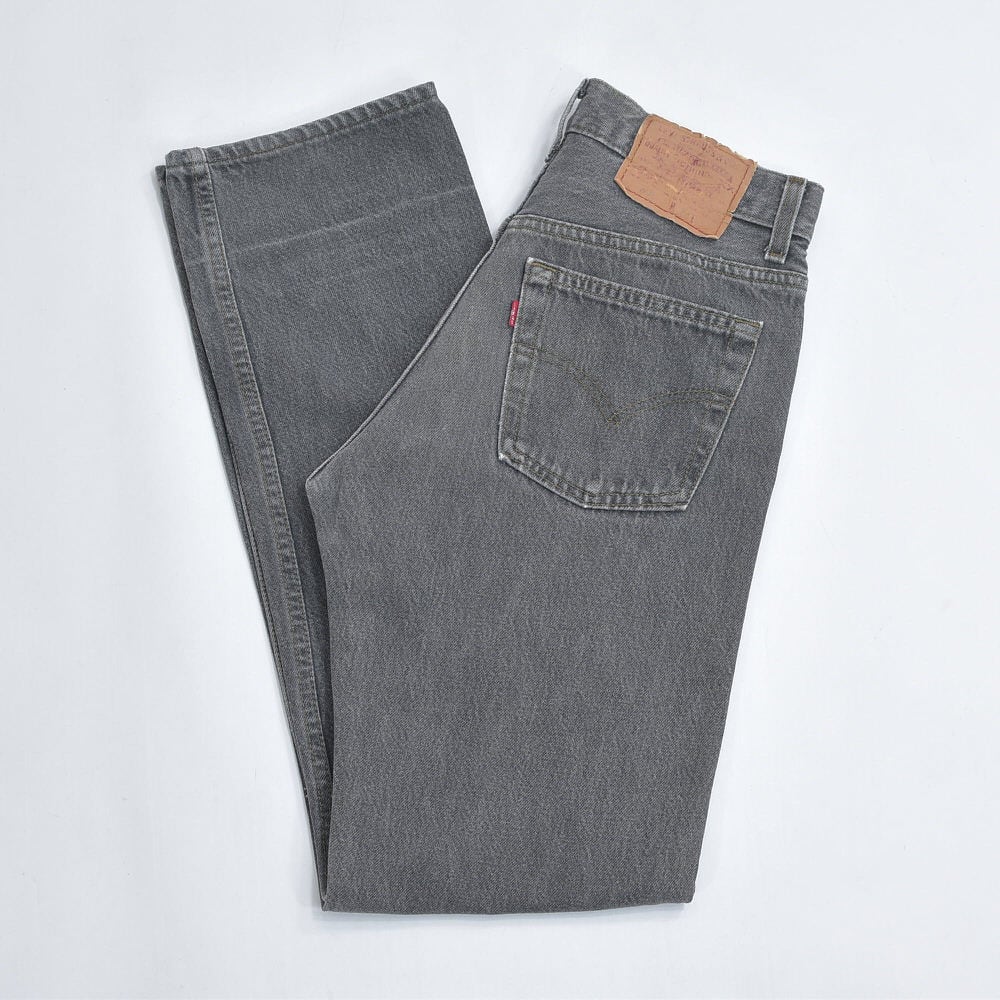 90s リーバイス　USA製 先染め　ブラック　グッドフェード　W28 90s USA製 Levi's リーバイス 501 先染め ブラック デニム パンツ