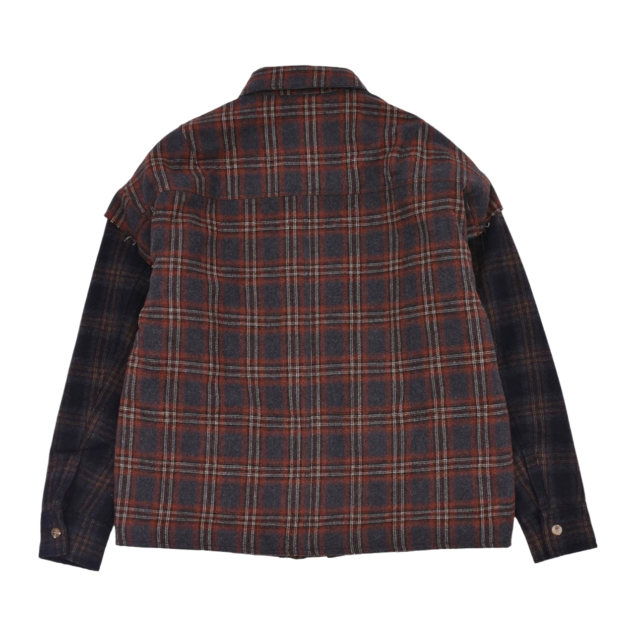 【ARNODEFRANCE】DOUBLE FLANNEL OVERSHIRT - 2