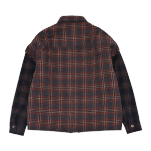 【ARNODEFRANCE】DOUBLE FLANNEL OVERSHIRT
