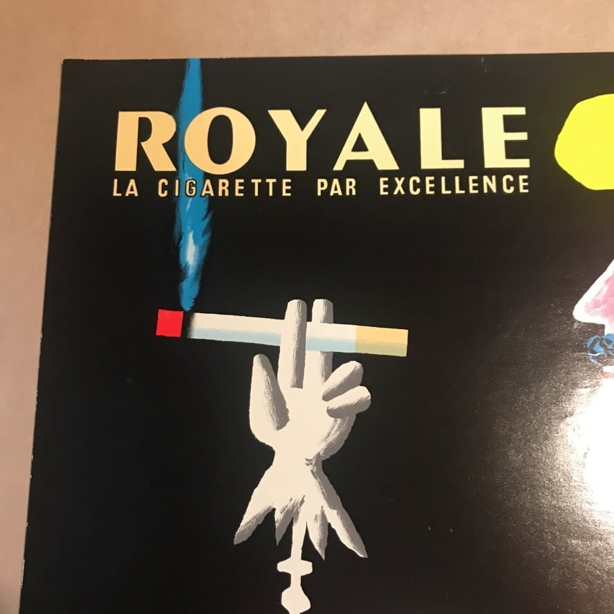 フランスヴィンテージ ポスター エルヴェ・モルヴァン ROYALE | French