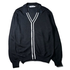 Vintage "Y" line knit shirt cardigan "made in ITALY"