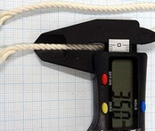 コマ用の紐　直径約3.5mmタイプ　（1セットは2本です）