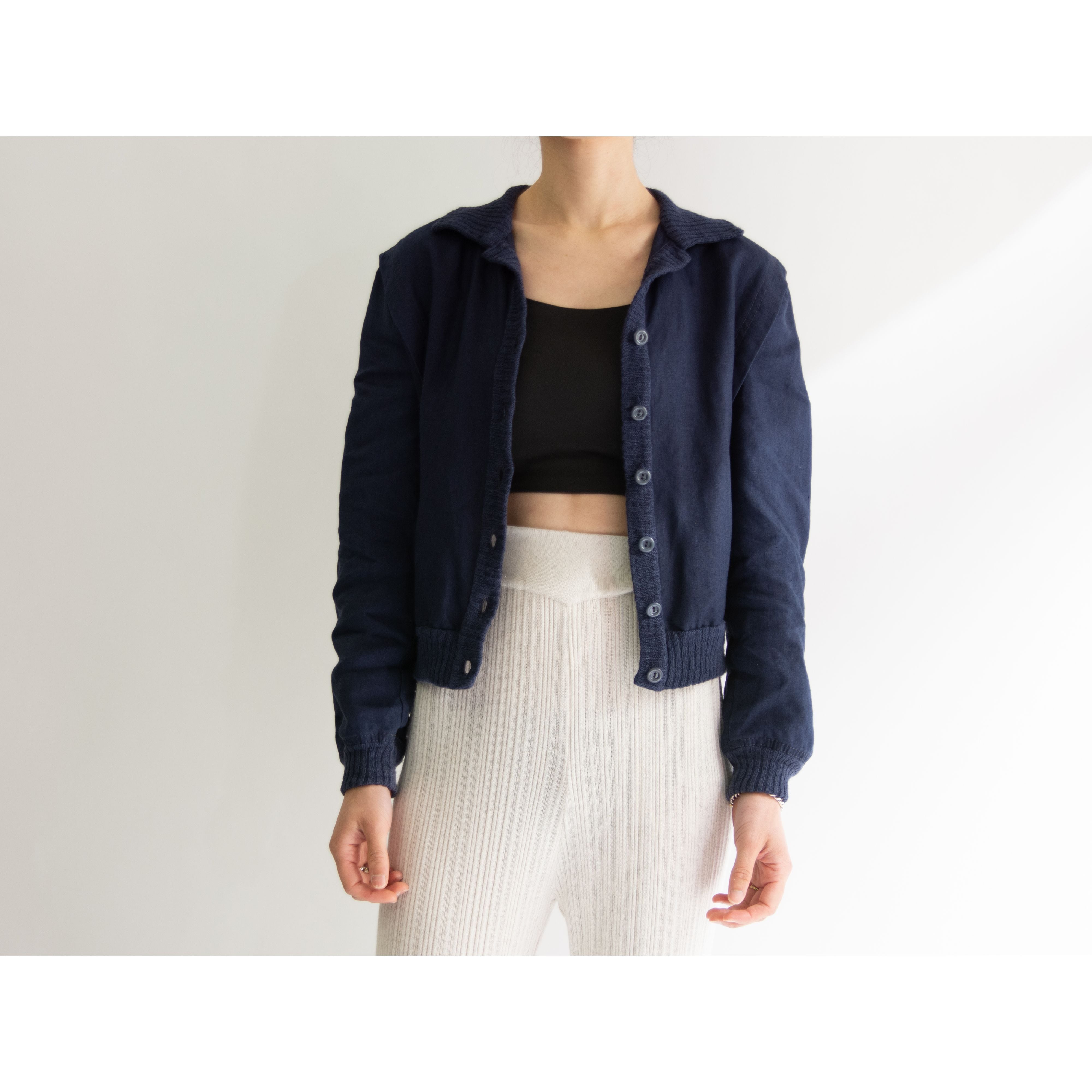 【AVON KNITWEAR】Made in Italy 60-70's Linen Jacket(イタリア製 リネンジャケット)