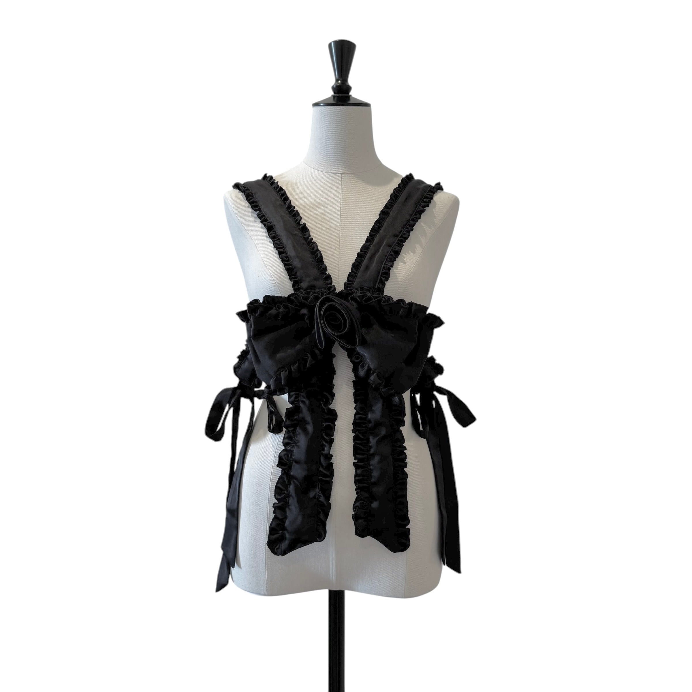 リボンローズハーネス BLACK