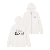 【X-girl】MY EMOTIONS ZIP UP SWEAT HOODIE 【エックスガール】