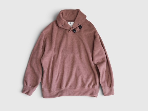 O-(オー/レイチョウルイラボ)” SHAWL COLLAR SWEATSHIRT ORANGE”