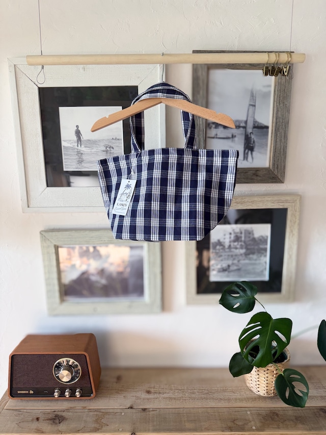 【LANI'S General Store】Palaka mini Tote Bag