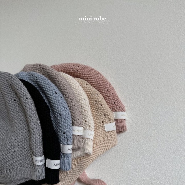 【即納】eyelet dongle beanie min_a_1