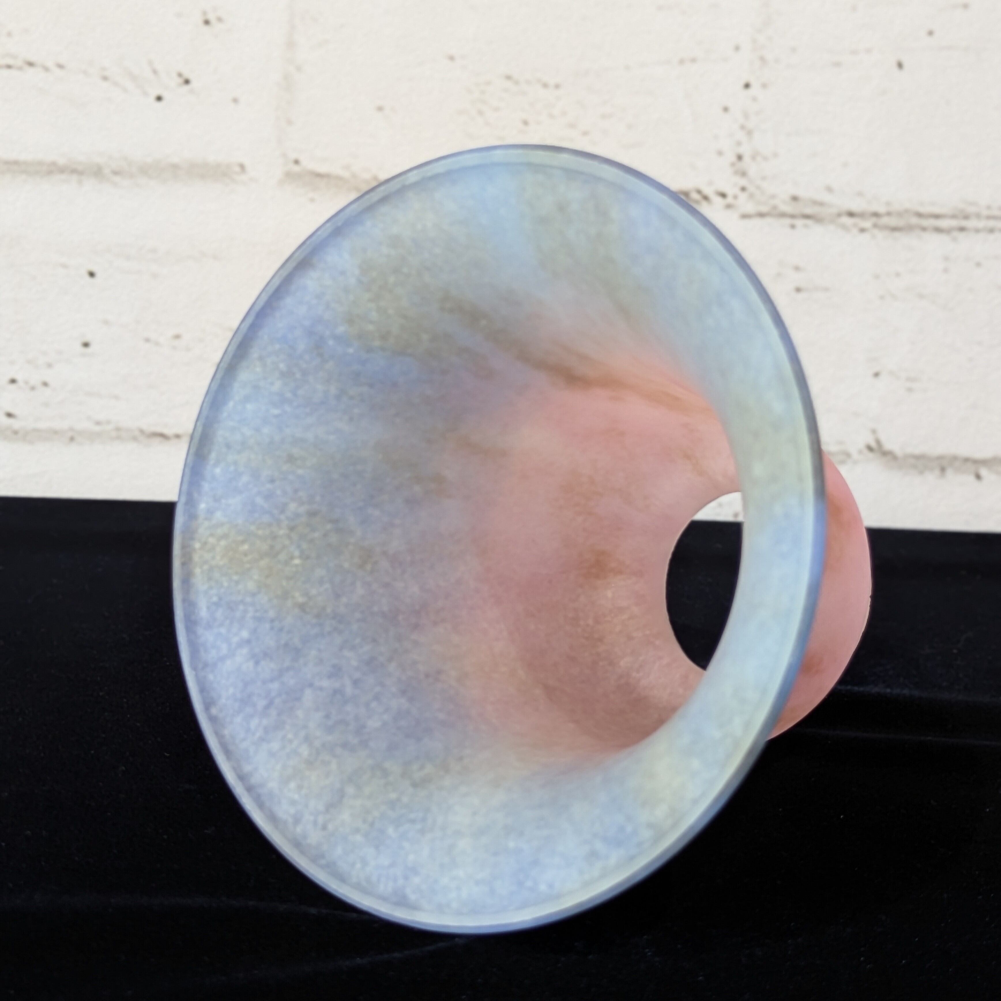 Vianne フランス ヴィンテージ ランプシェード [シエル]ローズ