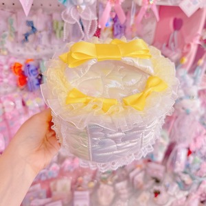 【E7】139-11ケーキポーチ（リボン）