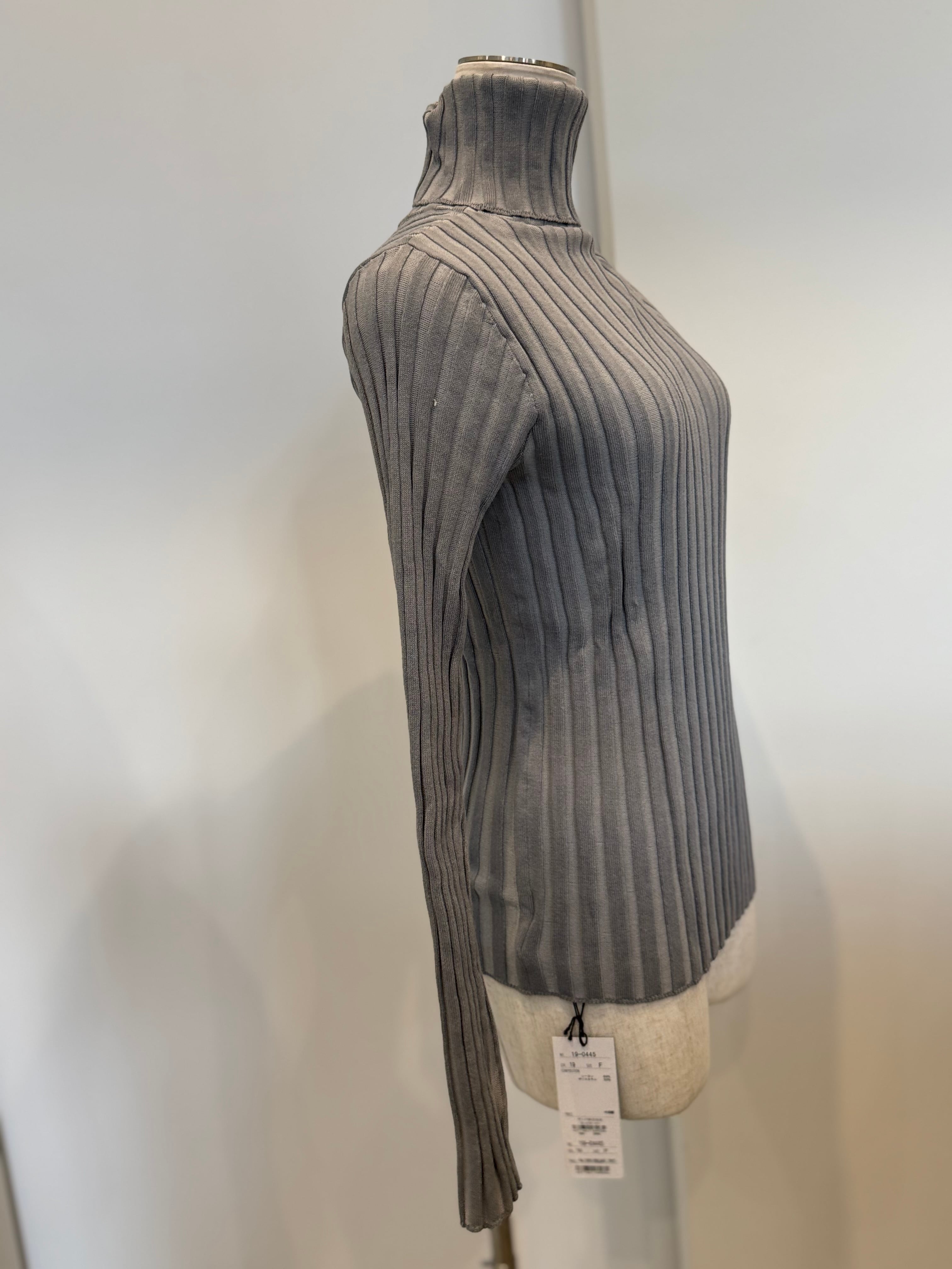 【SELECT】ワイドリブタートルプルオーバー 19-0445