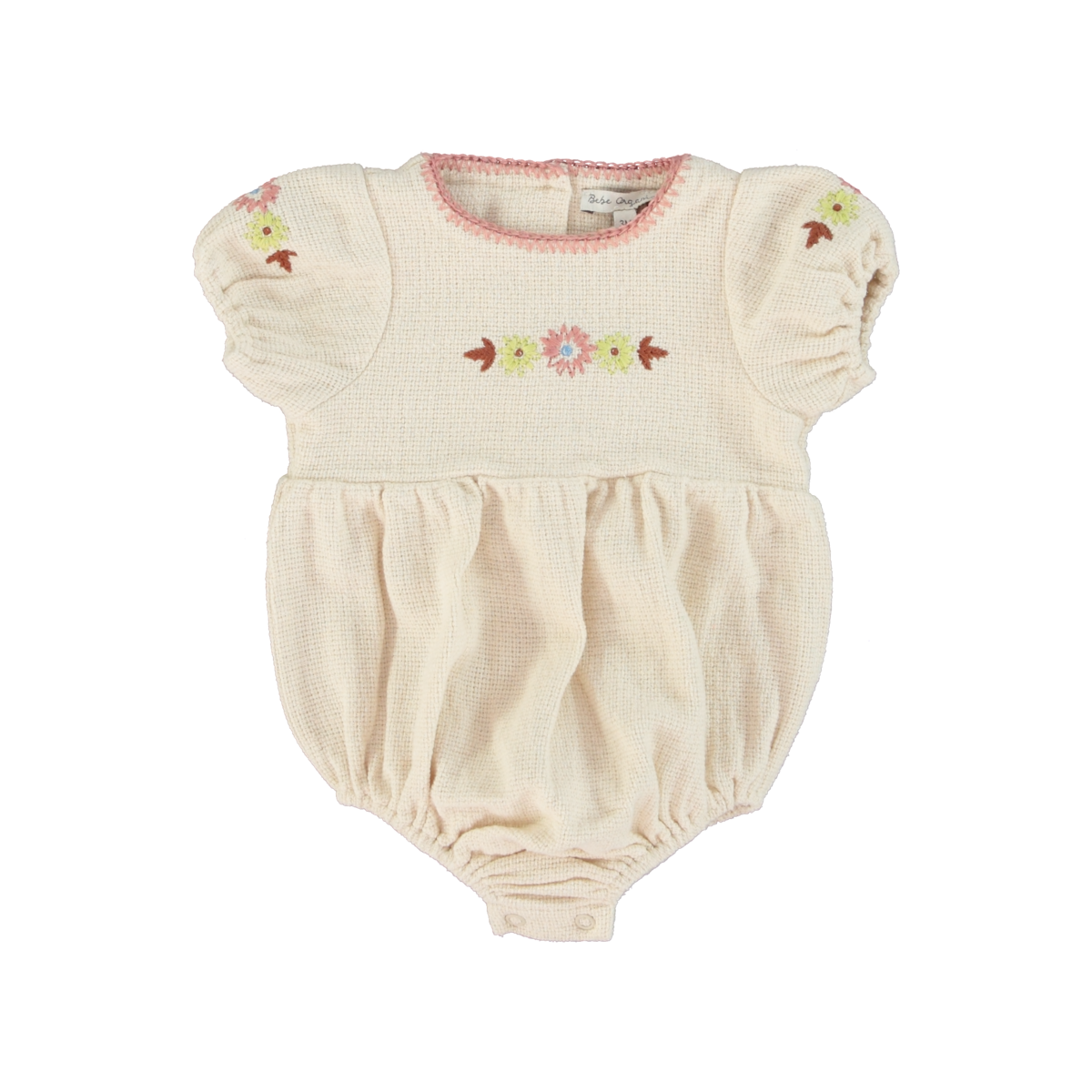ラスト12m》Bebe Organic / Rosel Romper - Needlepoint | aalto koti