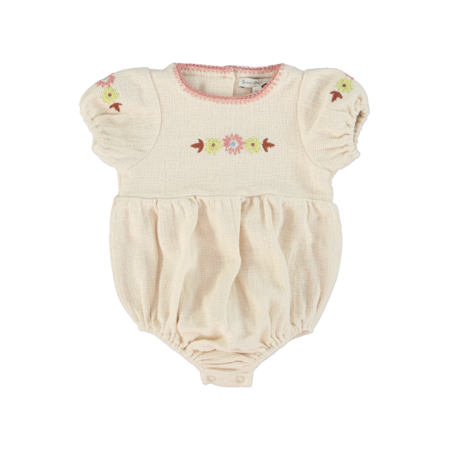 Bebe Organic / Rosel Romper - Needlepoint