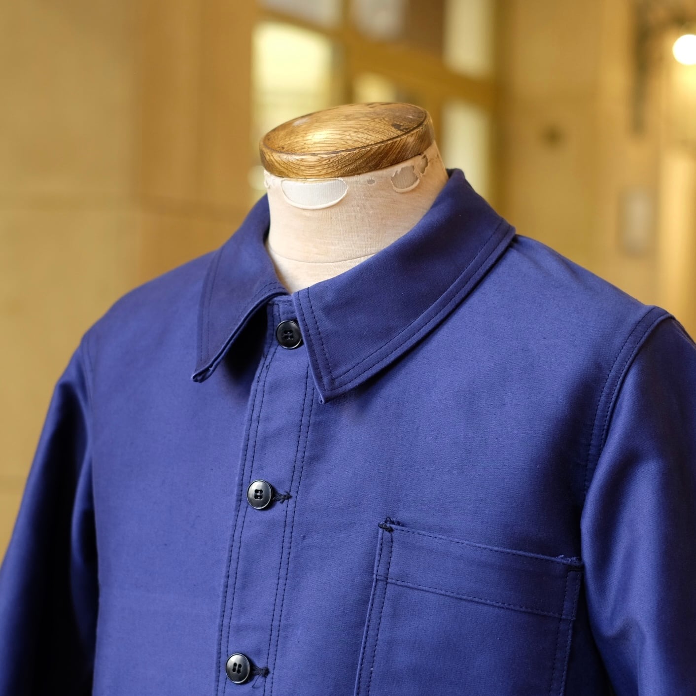 50's KONECO BLUE MOLESKIN JACKET DEAD STOCK | STRAYSHEEP ONLINE