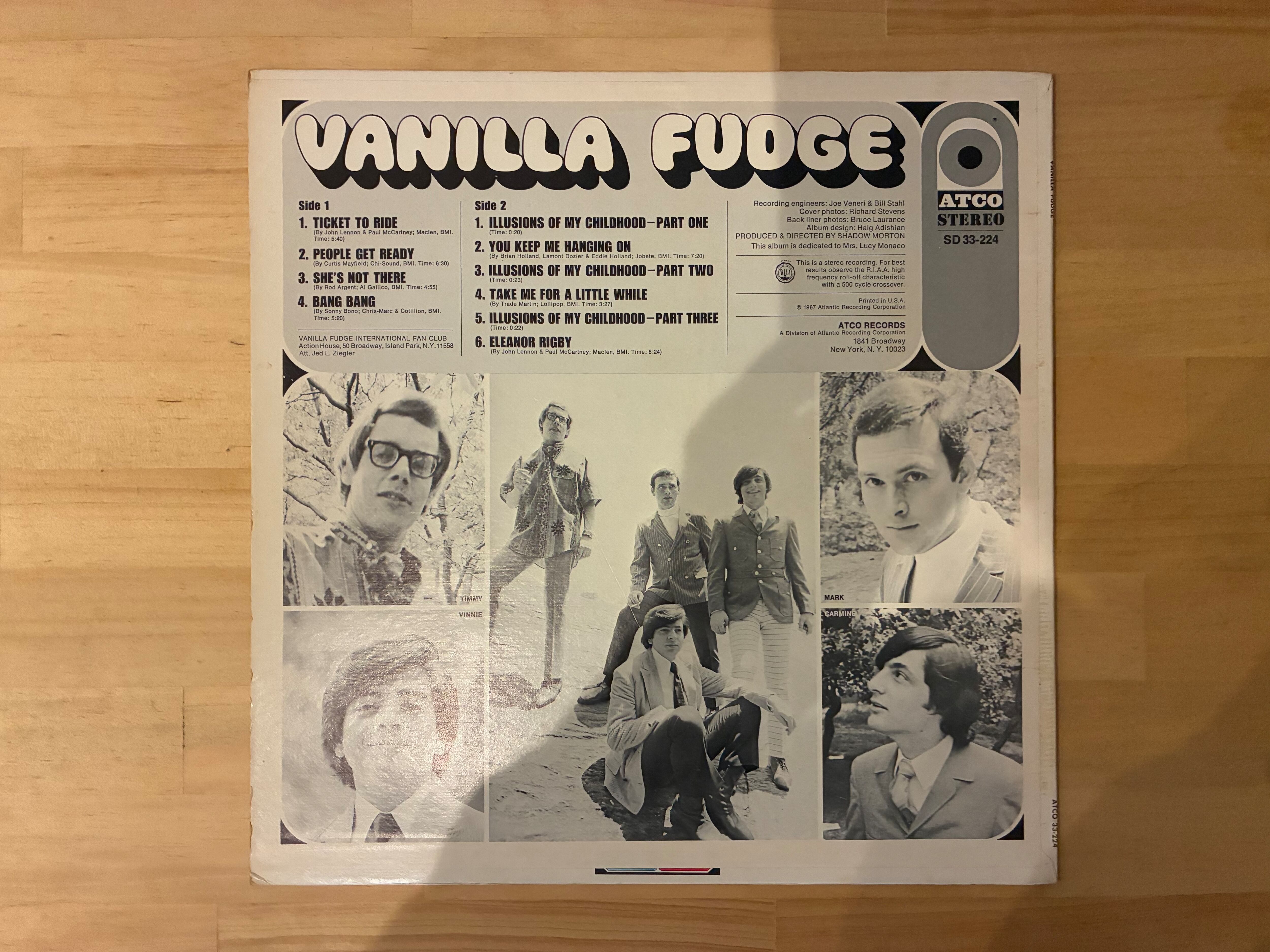 VANILLA FUDGE / VANILLA FUDGE | sixteen records (シックスティーン