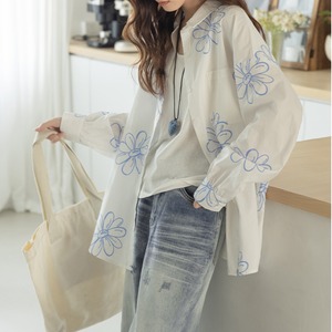 Daisy print oversized shirt 1865