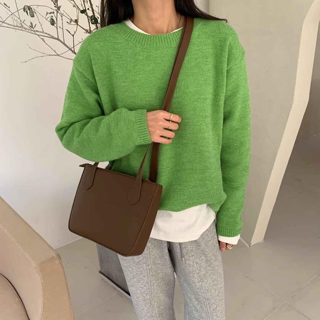 切り替えライン入り　ショルダーバッグ　AS103-003