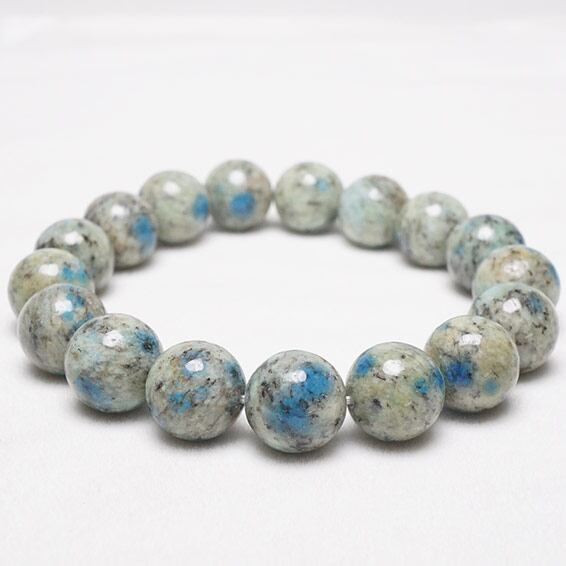 K2ブルー ブレスレット 12mm K2ストーン パキスタン産 111-3365