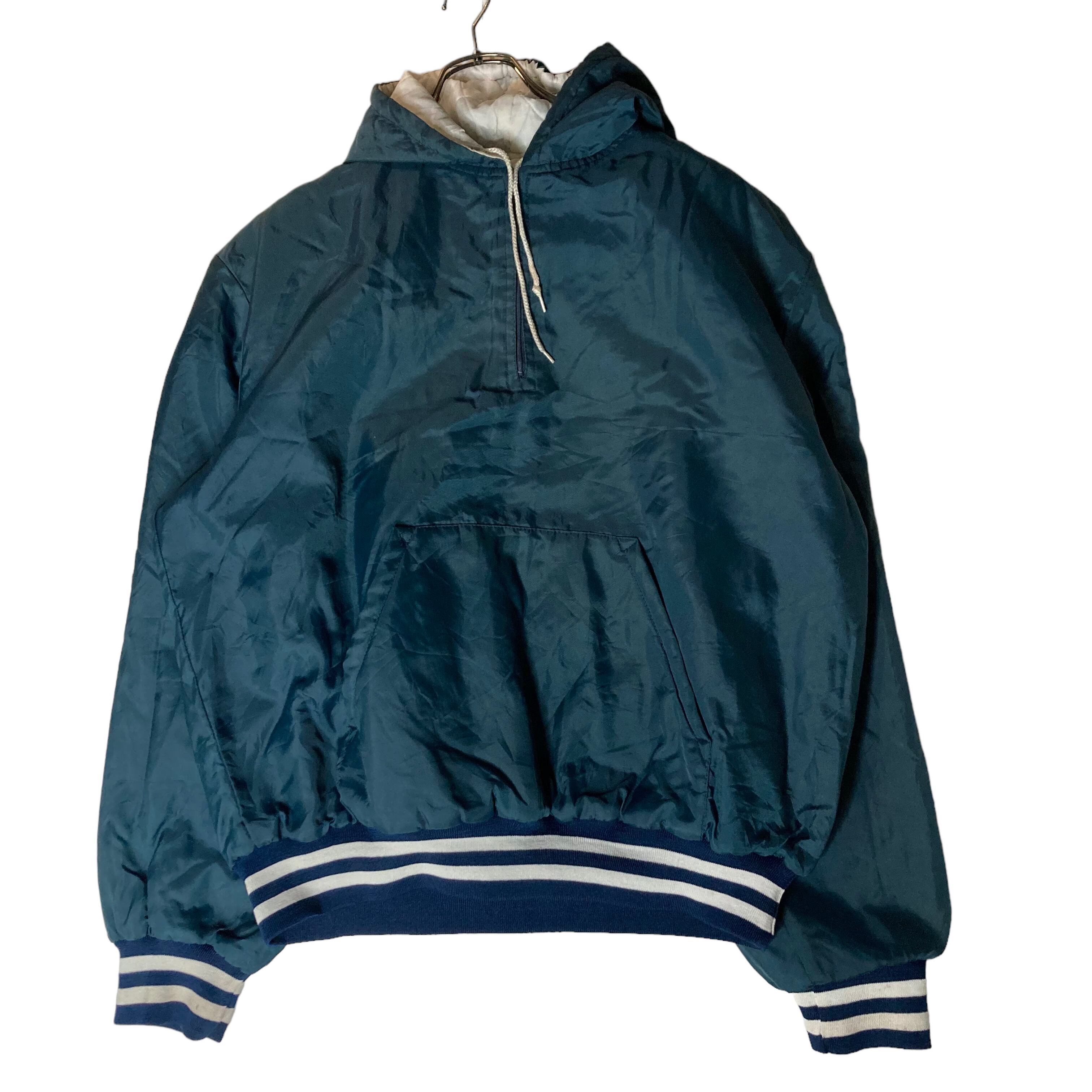 Made in USA】Holloway ナイロンスタジャン ハーフジップパーカー XL 