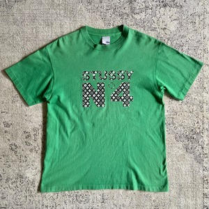 Stussy LV Monogram N°4 銀タグ Tee  M  Made in USA  F908