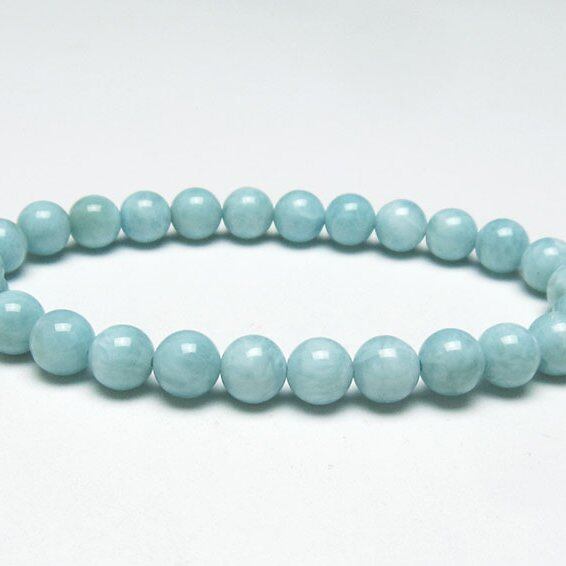 ラリマー ブレスレット 7mm 一点物 おまかせ便 111-38314