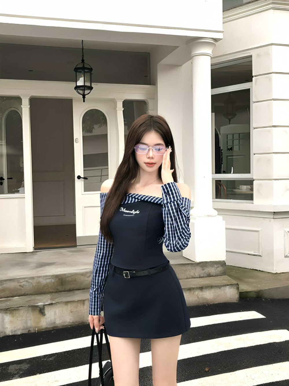 archivio ロゴラインセットアップ　トップスとスカート38/40 58676030bb381c82ad7c5b277fab91