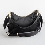 プラダ エクスプローラ ラージ ブラック ナイロン レザー ショルダーバッグ