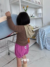 韓国子供服 / 26Autumn / 〖取寄〗pipi / パイルかぼちゃパンツ / ベビー服 / キッズ服 *XS~M*