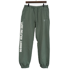 8G COLLEGE LOGO SWEAT PANTS -SAGE GREEN-