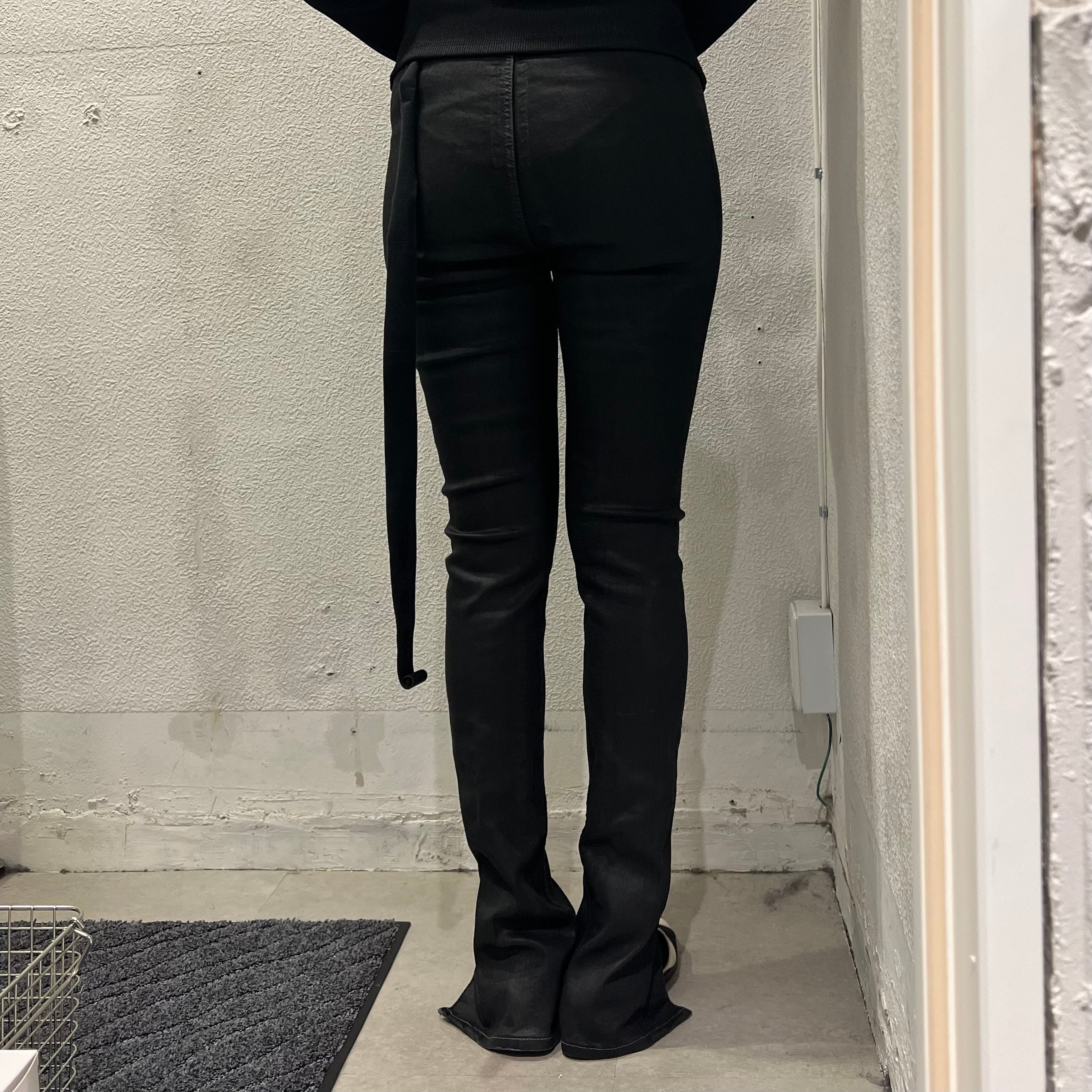 Rick Owens リックオウエンス DRKSHDW ダークシャドウ Ds21s2317-SBW 21SS スキニーデニムパンツ フレアパンツ IT  Sサイズ【表参道t】 | ブランド古着Brooch powered by BASE