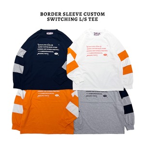 CUSTOM BORDER SLEEVE L/S TEE