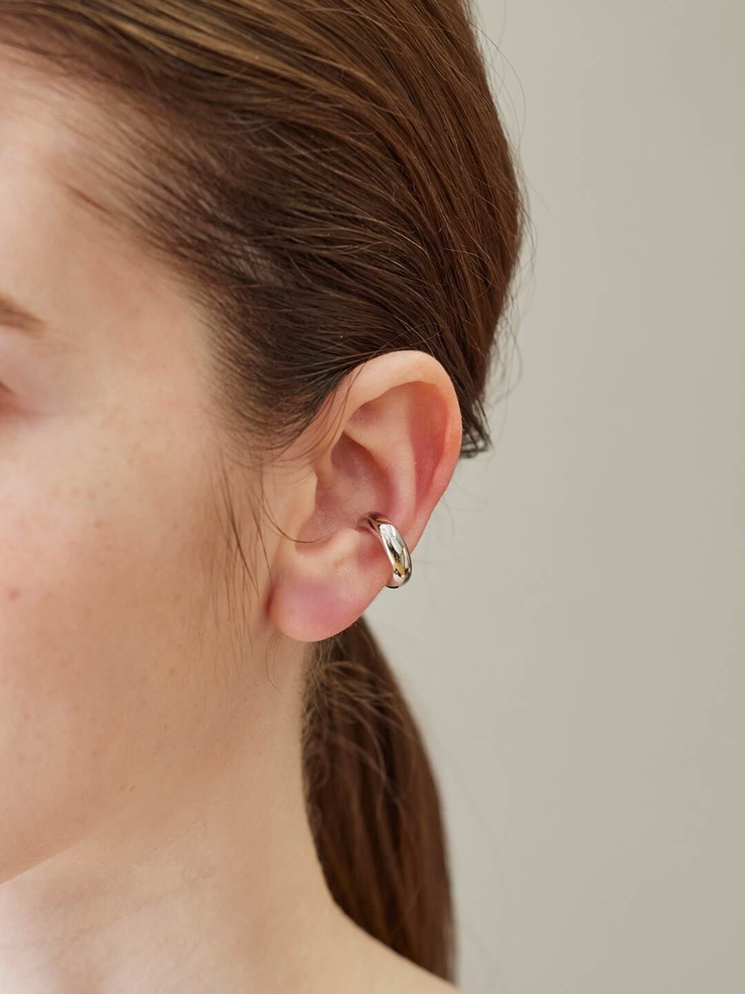 MARIA BLACK マリア・ブラック/Omotesando Chunk Ear Cuff - Silver