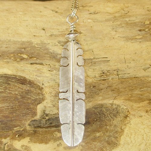 インディアンジュエリー マイケル・カーク フェザーリング シルバー#15